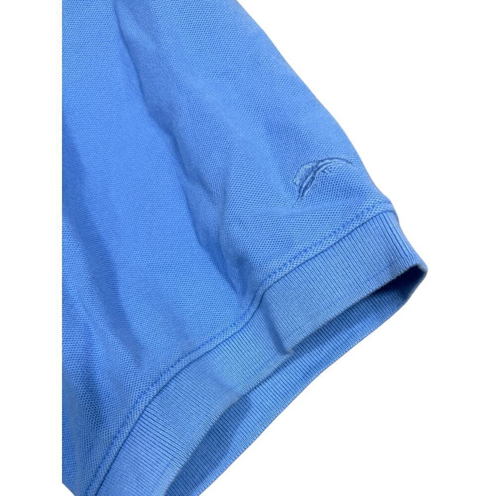 Tommy Bahama Blue Cotton Polo Shirt XL Short Sleeve Casual Comfort - Picture 4 of 7